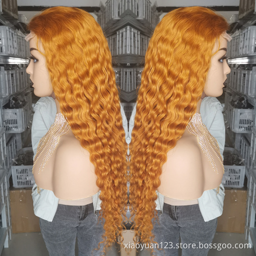 Deep Weave Transparent Swiss Lace Front Wig Virgin Cuticle Lace Closure Wigs Brazilian Human Hair Full Lace Wigs For Black Women